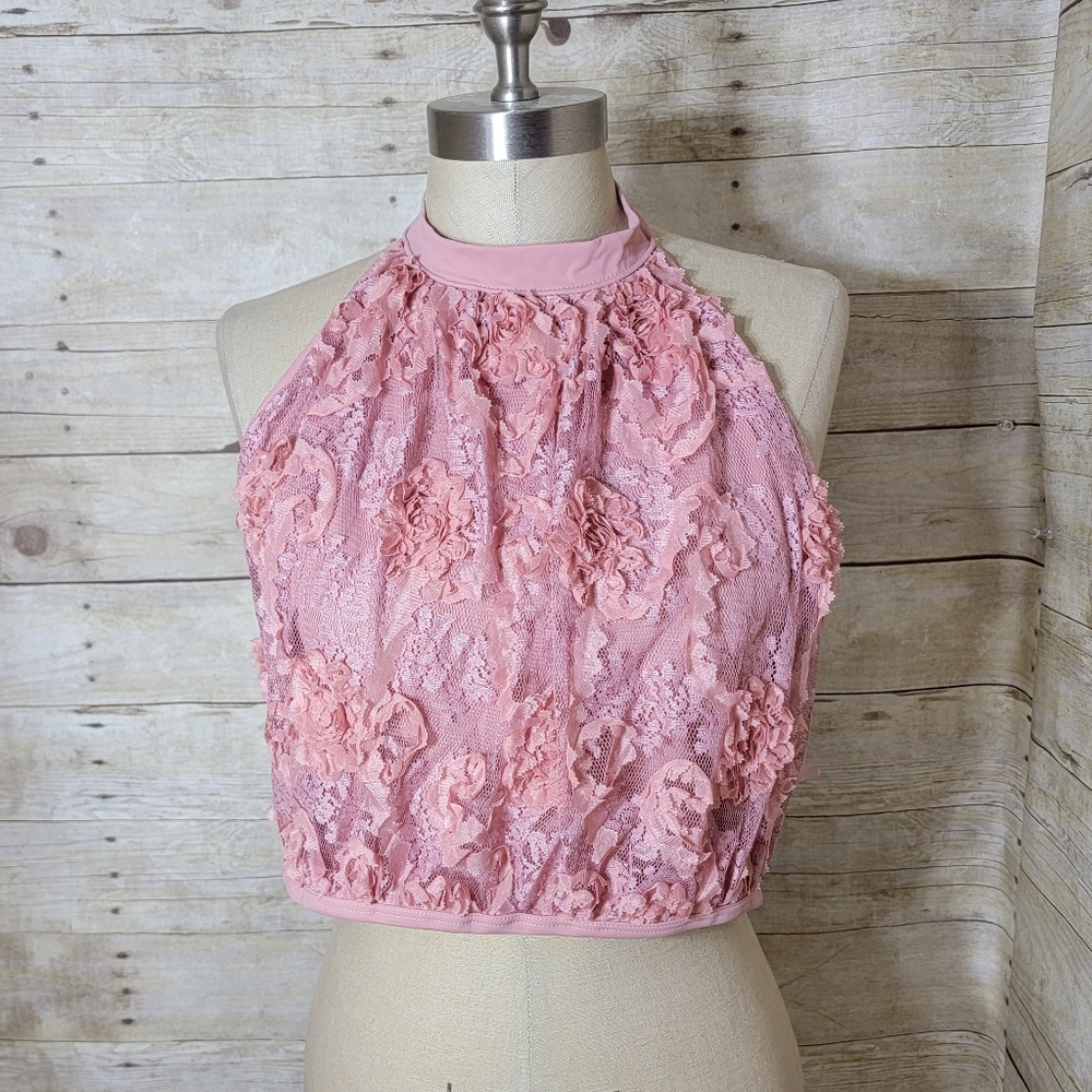 Alexandra collection pink crop top